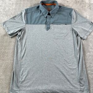 5.11 Tactical‎ Polo Shirt Mens Medium Gray Rapid Response Pocket